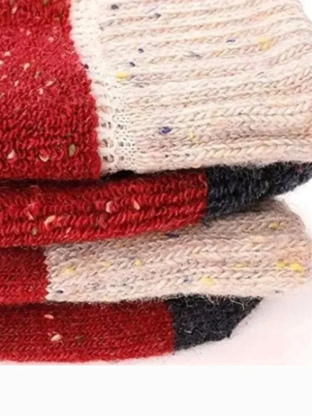 Warm wool winter socks